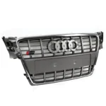 Calandre Audi A4 S4 Type B8 PH1 - 08->12 - Chrome/Gris - Image 2