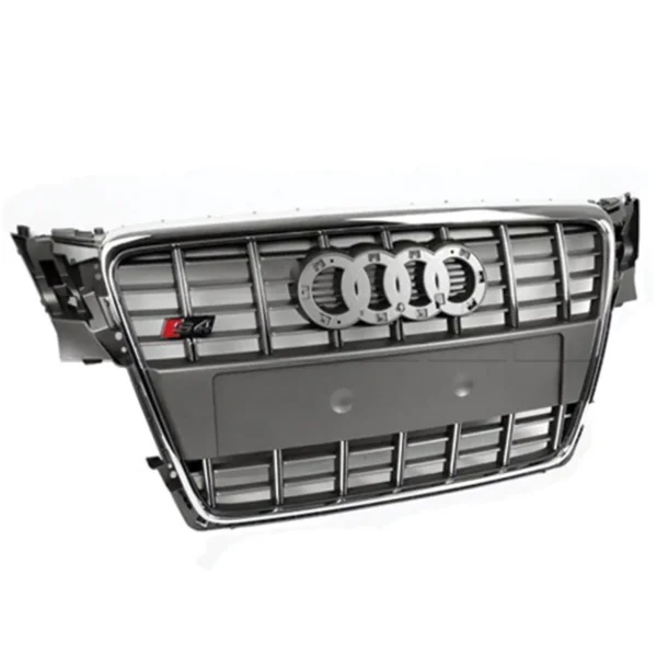 Calandre Audi A4 S4 Type B8 PH1 - 08->12 - Chrome/Gris - Image 2