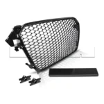 Calandre Audi A4 RS4 Type B8 PH2 - 12->16 - Noir/Noir - Image 3