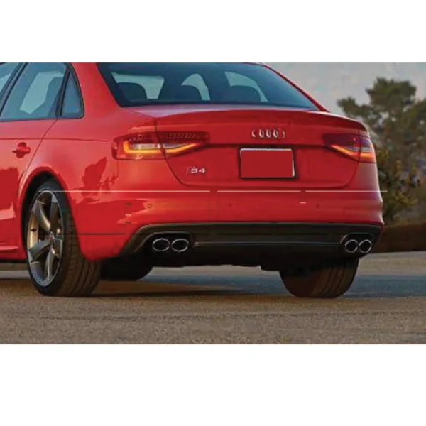 Diffuseur de pare-chocs ar Audi A4 S4 Type B8 PH2 - 12->16