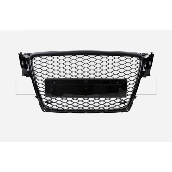 Calandre Audi A4 RS4 Type B8 PH1 - 08->12 - Noir/Noir