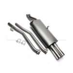 Silencieux SuperSport sortie double rond BMW E30 4 cylindres - Image 2