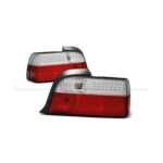 Feux ar LED BMW E36 2D rouge/blanc - Image 2
