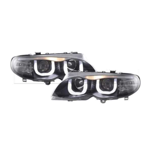 Phares av BMW E46 4D PH2 02-05 Look F30 - Image 3