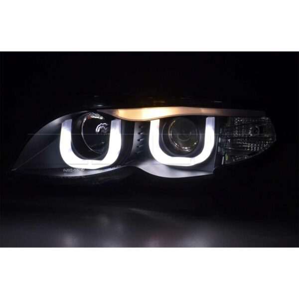 Phares av BMW E46 4D PH2 02-05 Look F30 - Image 4