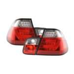 Feux ar Light Bar BMW E46 4D PH1 98-01 rouge/blanc - Image 2