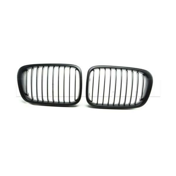 Grilles de calandre BMW E46 2P Ph1 99-02 noir brillant - Image 4