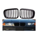Grilles de calandre BMW E46 4P PH1 98-01 noir brillant