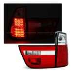Feux ar LED BMW X5 98-02 rouge/blanc - Image 3