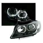 Phares av angel eyes LED BMW E90 05-11 - Image 3