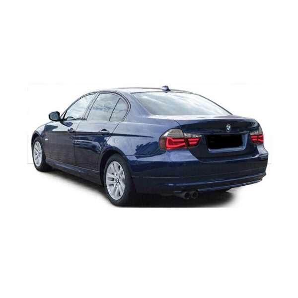 Feux ar LED BMW E90 PH1 06-08 rouge/blanc - Look F30 - Image 2