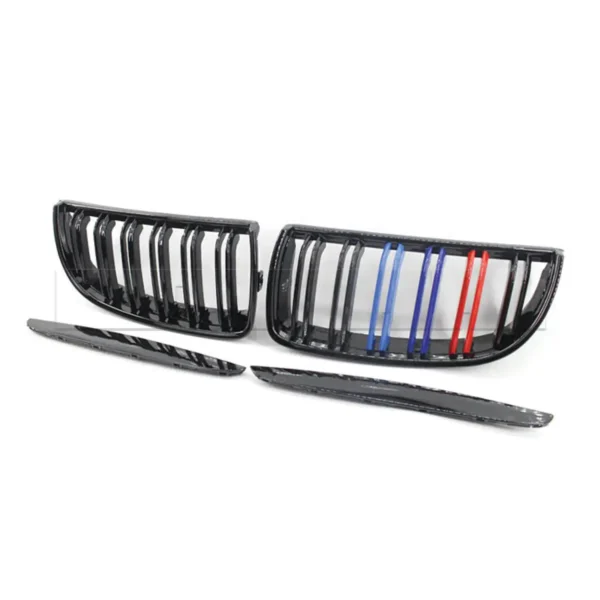 Grilles de calandre BMW E90 05-07 - Type M4 - Tricolor