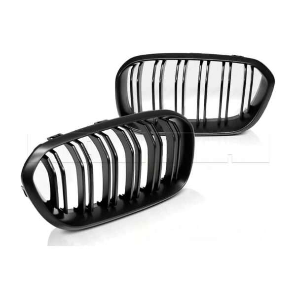 Grilles de calandre BMW F20 LCI 15-19 look M4 Noir brillant - Image 3