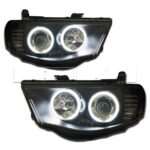 Phares av Angel Eyes CCFL Mitsubishi L200 05 - fond noir - Image 4