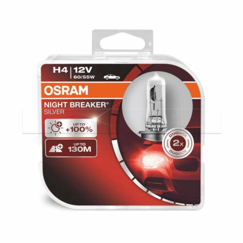 Kit ampoules NIGHT BREAKER SILVER H4 55W – 2pcs