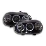 Phares av angel eyes CCFL VW GOLF 4 98-02 - Image 2