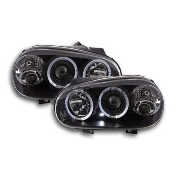 Phares av angel eyes CCFL VW GOLF 4 98-02 - Image 2