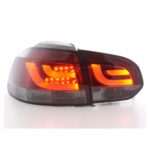 Feux ar LED BAR VW GOLF 6 09-UP rouge/fumé V2 - Image 2