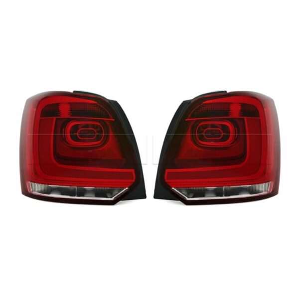 Feux ar LED Bar VW Polo 7 (6R) rouge/fumé - Image 3