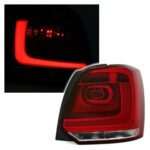 Feux ar LED Bar VW Polo 7 (6R) rouge/fumé - Image 4