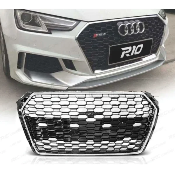 Calandre AUDI A4 RS4 Type B9 - 16 - >19 - Gris/Noir - Image 2