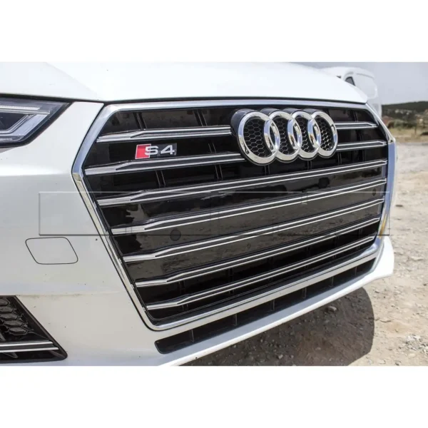 Calandre AUDI A4 S4 Type B9 - 16 -> 19 - Chrome/Noir - Image 3