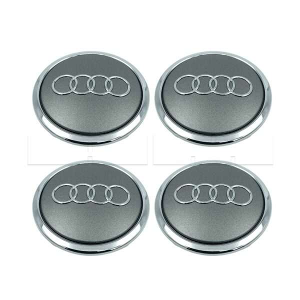 Cap jante Audi - cerclage chrome - 68mm