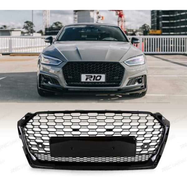 Calandre Audi A5 RS5 Type B9 PH2 20-> Full Black - Image 2
