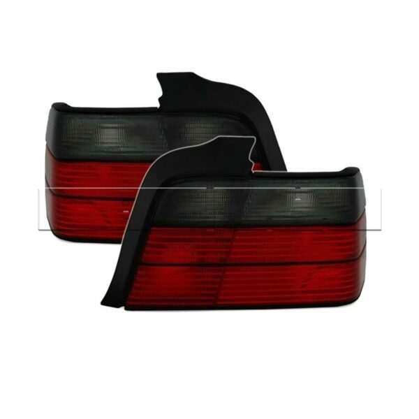 Feux ar BMW E36 4P - Rouge/Fumé - Modele origine