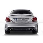 Parechocs ar complet MER. C W205 C63 AMG avec diffuseur et embouts d'échappements PH2 - Image 2