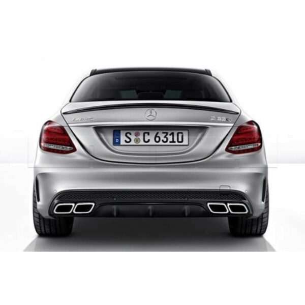 Parechocs ar complet MER. C W205 C63 AMG avec diffuseur et embouts d'échappements PH2 - Image 2