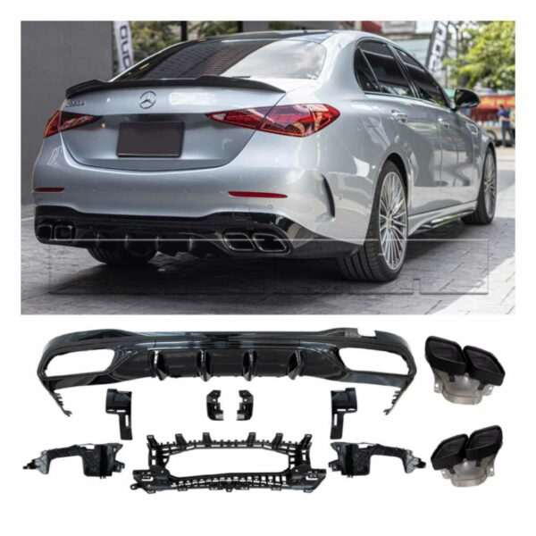 Diffuseur ar Mercerdes Classe C W206 C63 AMG - avec embouts