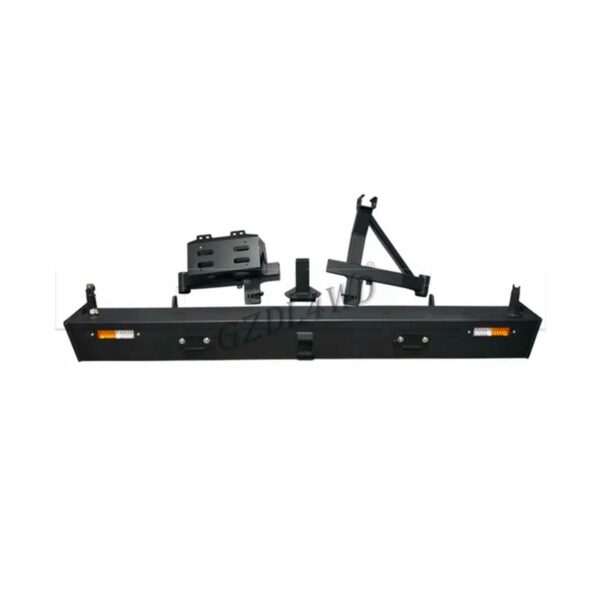 Pare-chocs ar acier NISSAN Patrol Y60 avec support jerry can + support porte roue