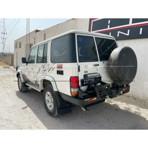 Pare-chocs ar acier TOYOTA LandCruiser 76 - avec support Jerry Can + support porte roue - Image 2