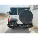 Pare-chocs ar acier TOYOTA LandCruiser 76 - avec support Jerry Can + support porte roue - Image 3