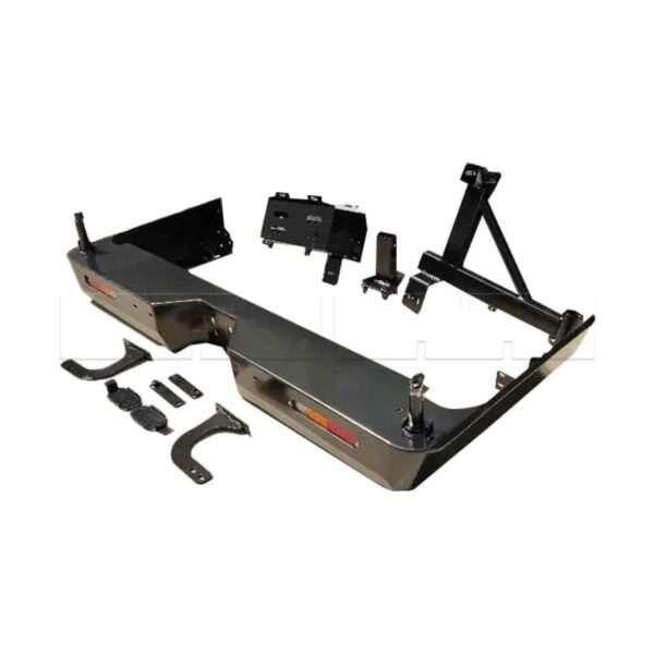 Pare-chocs ar acier TOYOTA LandCruiser 76 - avec support Jerry Can + support porte roue