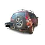 Pare-chocs ar acier TOYOTA Prado 120 avec support porte roue - Image 2