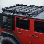 Galerie de toit + kit de montage JEEP Wrangler JK 4Portes Aluminium - Image 2