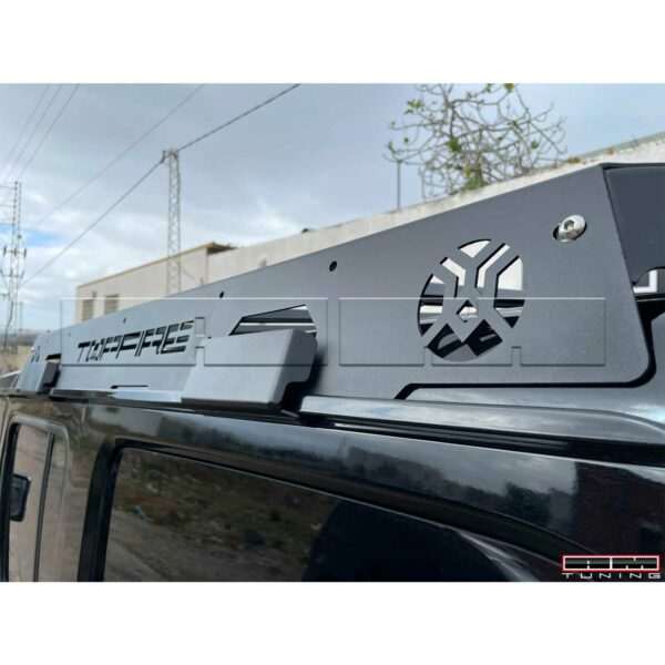 Galerie de toit TOPFIRE JEEP Wrangler JL 4 portes - Noir - Image 2
