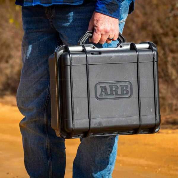 Compresseur malette ARB V2 87L/min avec tuyau + raccords + pinces - Image 3