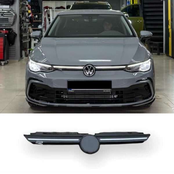 Calandre VW GOLF 8 - avec bande LED