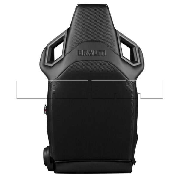 Siège baquet BRAUM similicuir noir - Image 2