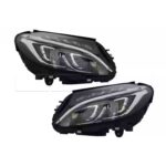 Phares av Merc. Classe C W205 15-19 - Halogene Upgrade LED