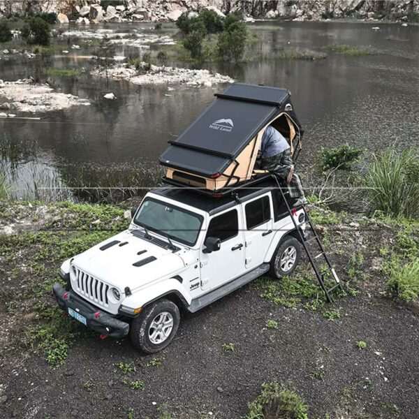 Tente de toit WildLand Bush Cruiser 140 PRO V2 coque alu