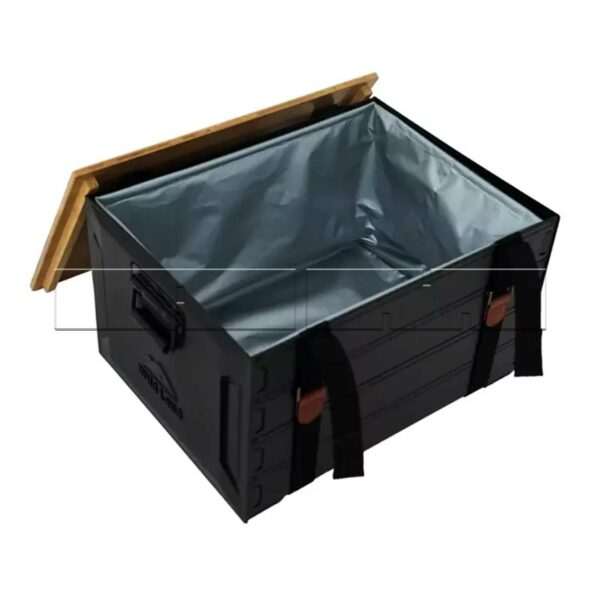 Boîte de rangement multifonction Portable WildLand - bois et alu - Image 5