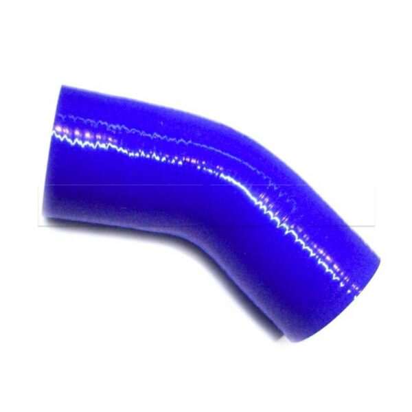 Durite en silicone renforcée - Coude 45° diam 76mm