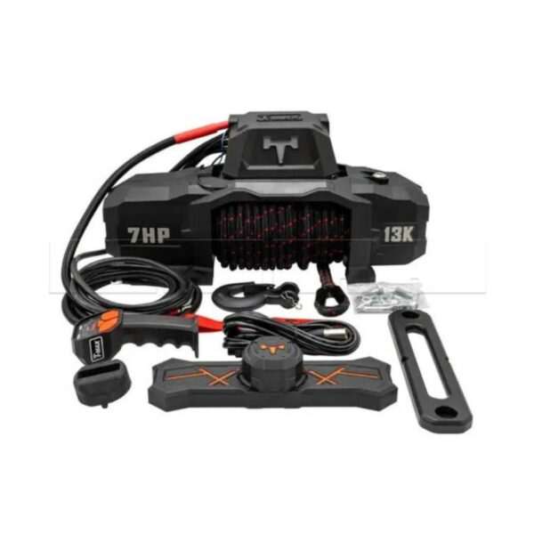 Treuil T-MAX ForceView Titan 5,9T (13000 LBS) 12V - Corde synthétique