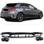 Diffuseur de pare-chocs ar Mercedes Classe A W177 Hatchback A45 AMG