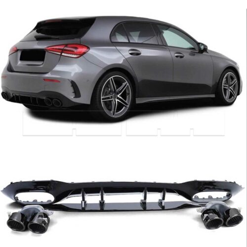 Diffuseur de pare-chocs ar Mercedes Classe A W177 Hatchback A45 AMG