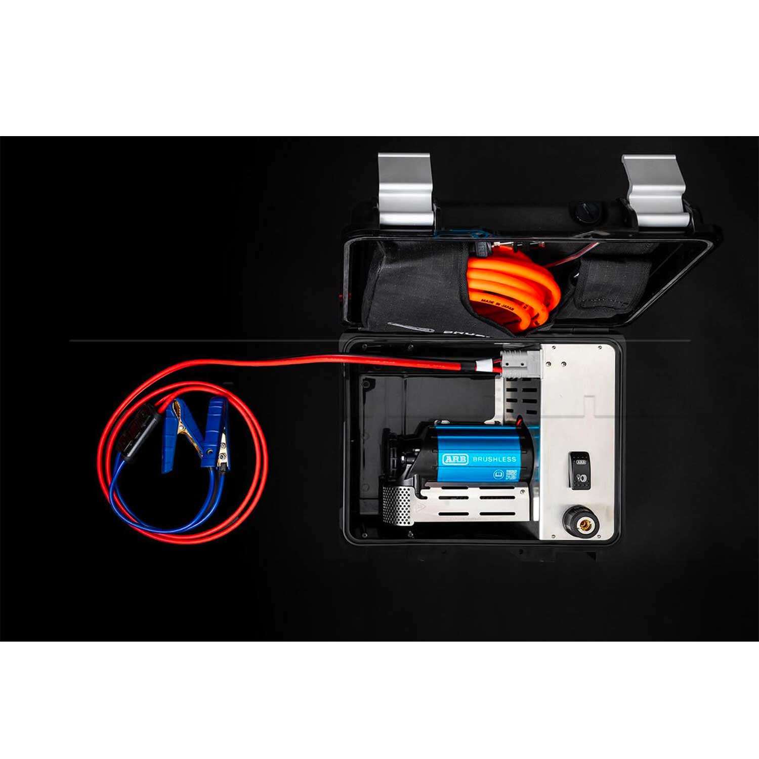 Compresseur malette BRUSHLESS ARB 130L/min avec tuyau + raccords + pinces - Image 2